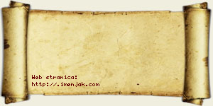 Miljana Tanasković vizit kartica